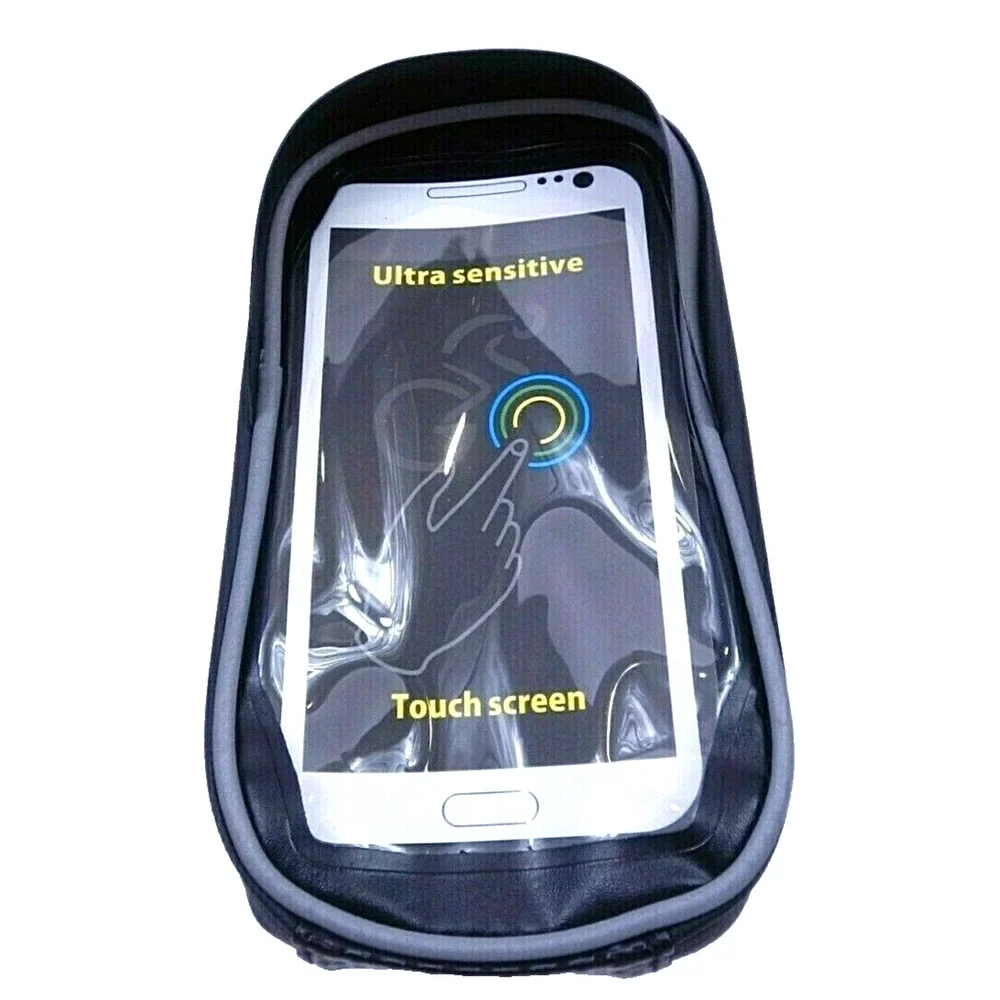 West Biking Bicycle Phone Bag Touch Screen Navigation GPS Black US Shipper